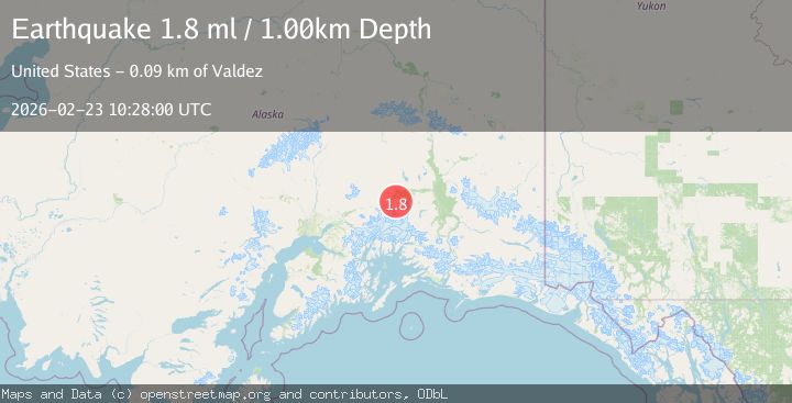Map of Southern Alaska