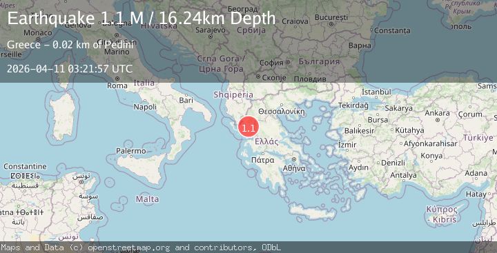 Map of Greece-Albania border region