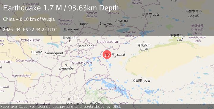 Map of southern Xinjiang, China
