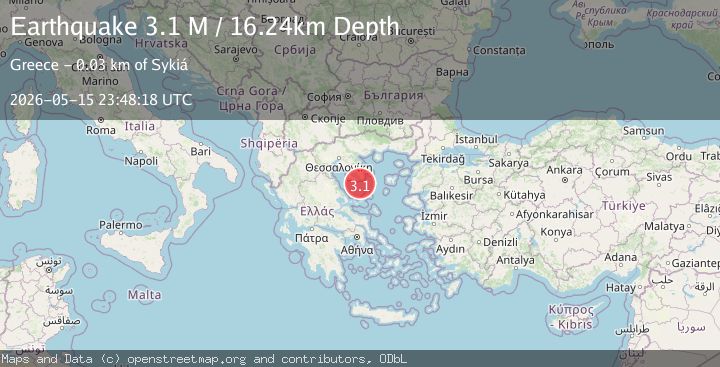 Map of Aegean Sea