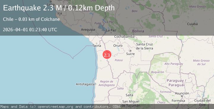 Map of Tarapaca, Chile