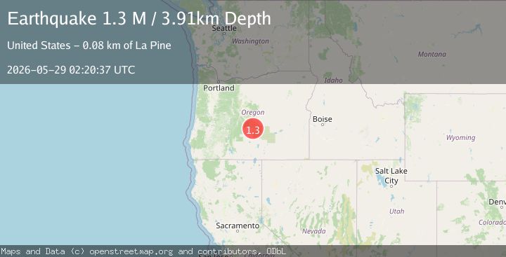 Map of Oregon