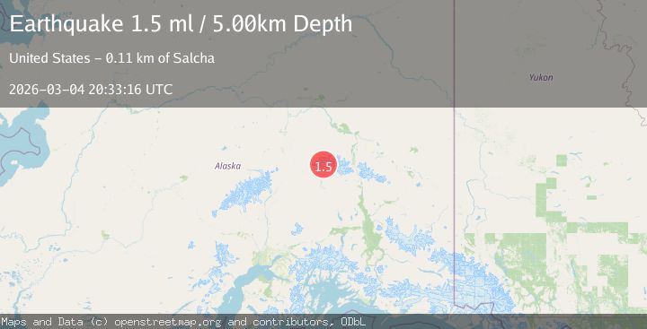 Map of Central Alaska