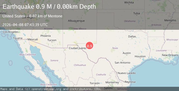 Map of western Texas