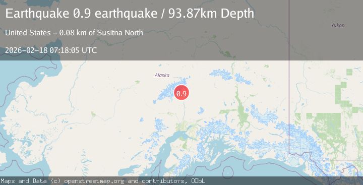 Map of Central Alaska