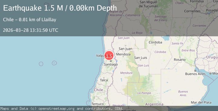 Map of Valparaiso, Chile