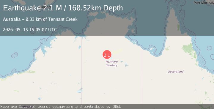 Map of Northern Territory, Australia