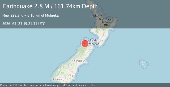Map of Tasman District, New Zealand