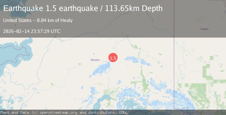 Map of Central Alaska