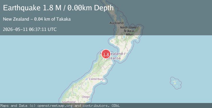 Map of Cook Strait, New Zealand
