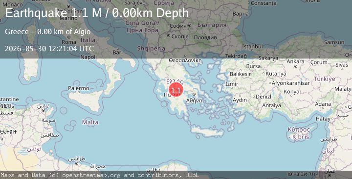 Map of Near the coast of Greece