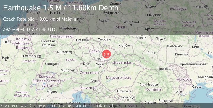 Map of Czech Republic