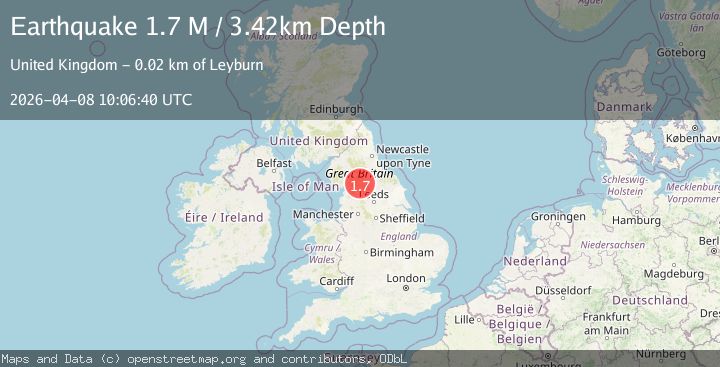 Map of England, United Kingdom