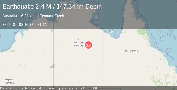 Map of Northern Territory, Australia