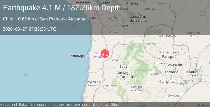 Map of Antofagasta, Chile