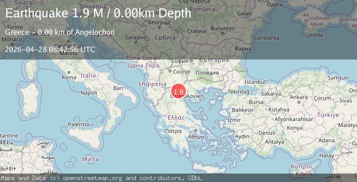 Map of Central Macedonia Region, Greece