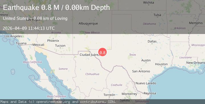 Map of western Texas