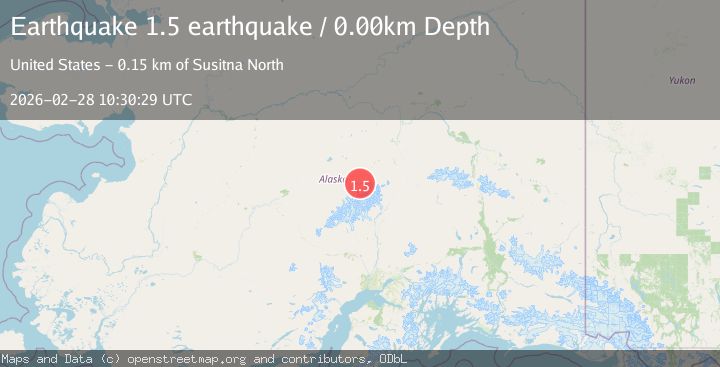 Map of Central Alaska