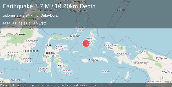 Map of Kepulauan Sula, Indonesia