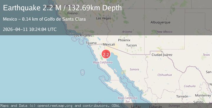 Map of Gulf of California