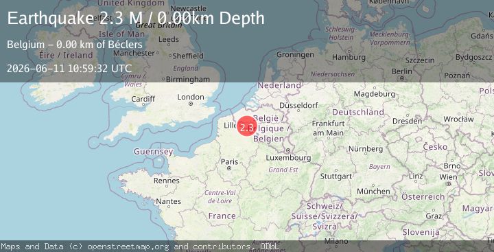 Map of Belgium