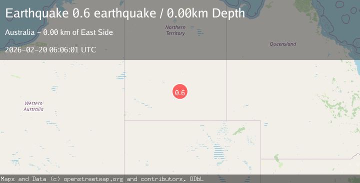 Map of Northern Territory, Australia