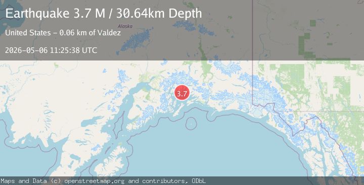 Map of Southern Alaska
