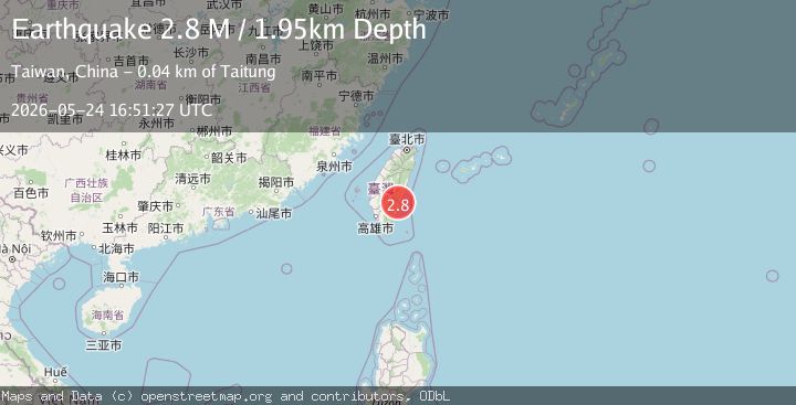 Map of Taiwan