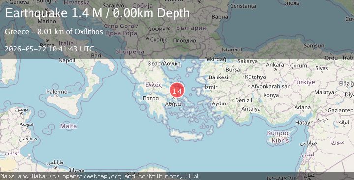 Map of Central Greece