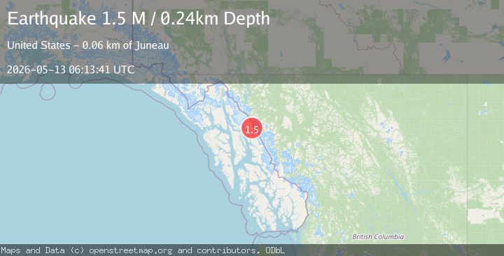 Map of Southeastern Alaska