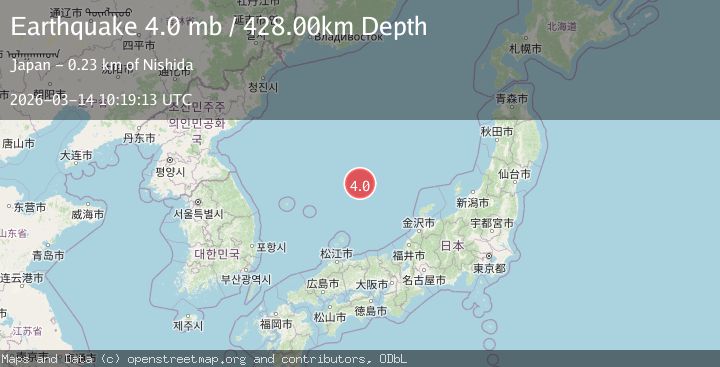 Map of Sea of Japan