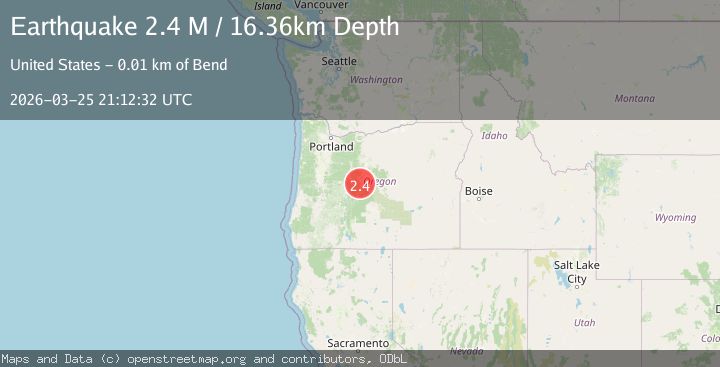 Map of Oregon