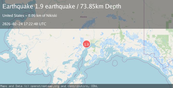 Map of Southern Alaska