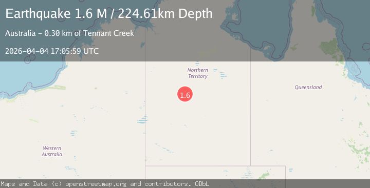 Map of Northern Territory, Australia