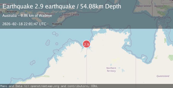 Map of Northern Territory, Australia