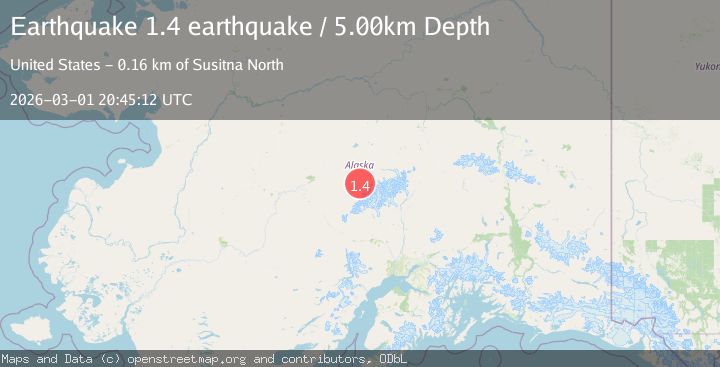 Map of Central Alaska