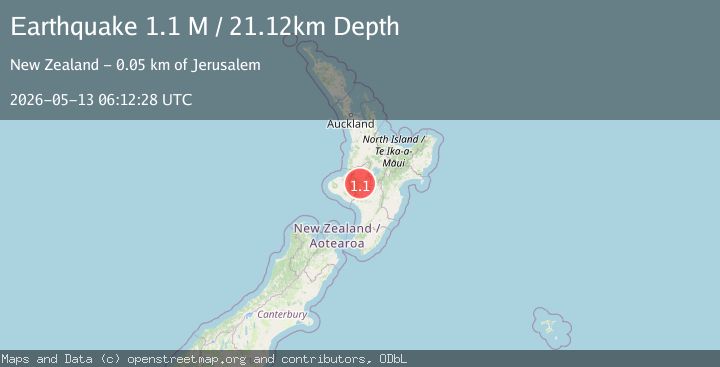 Map of Ruapehu District, New Zealand