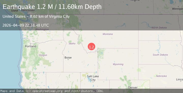 Map of western Montana