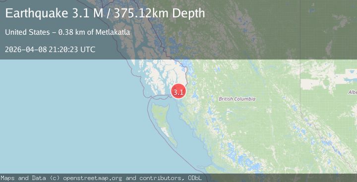 Map of Southeastern Alaska