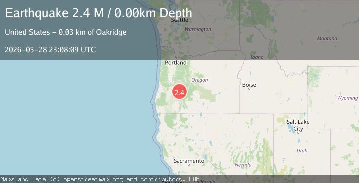 Map of Oregon