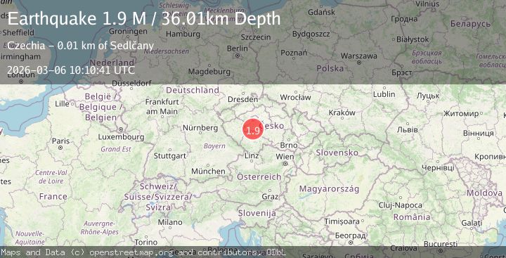 Map of Czech Republic