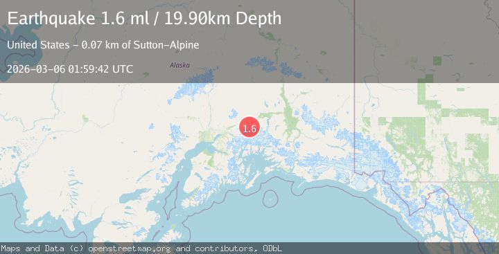 Map of Southern Alaska