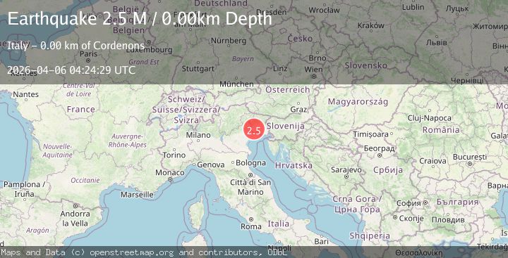Map of Provincia di Pordenone, Italy