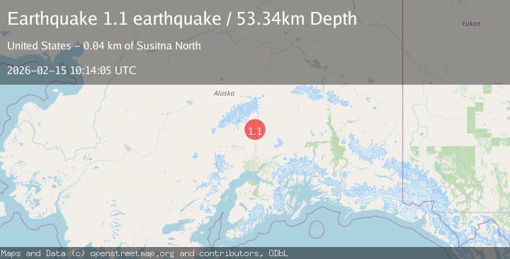 Map of Central Alaska