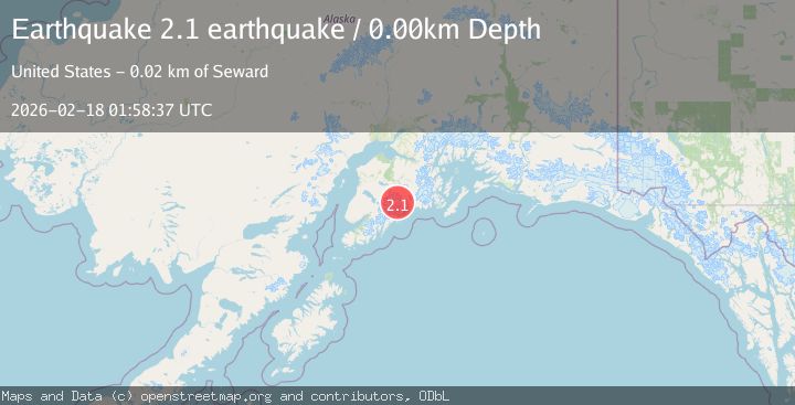 Map of Kenai Peninsula, Alaska