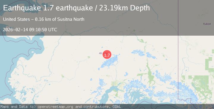Map of Central Alaska