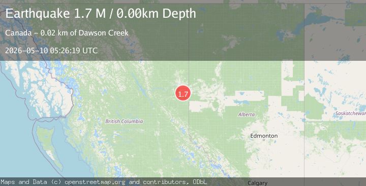 Map of British Columbia, Canada