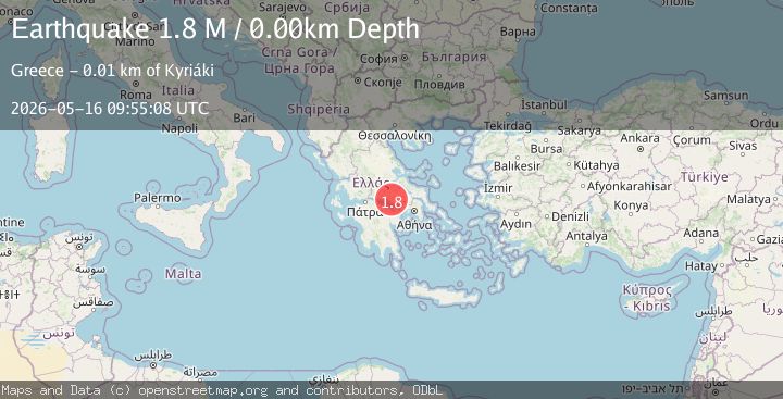Map of Central Greece