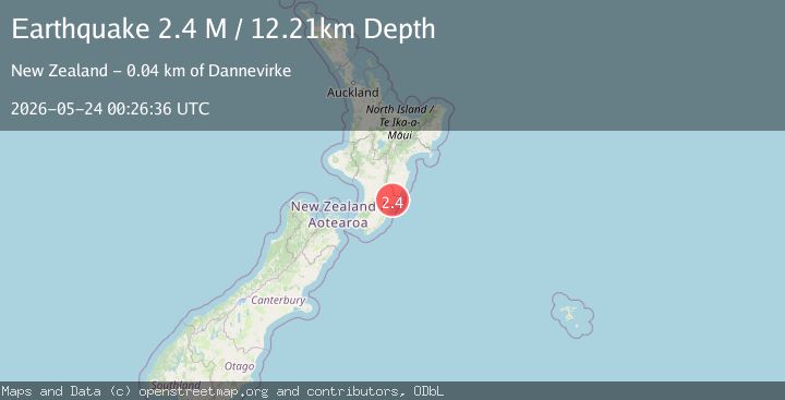 Map of Tararua District, New Zealand