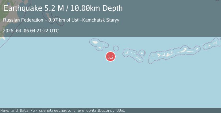 Map of Rat Islands, Aleutian Islands, Alaska